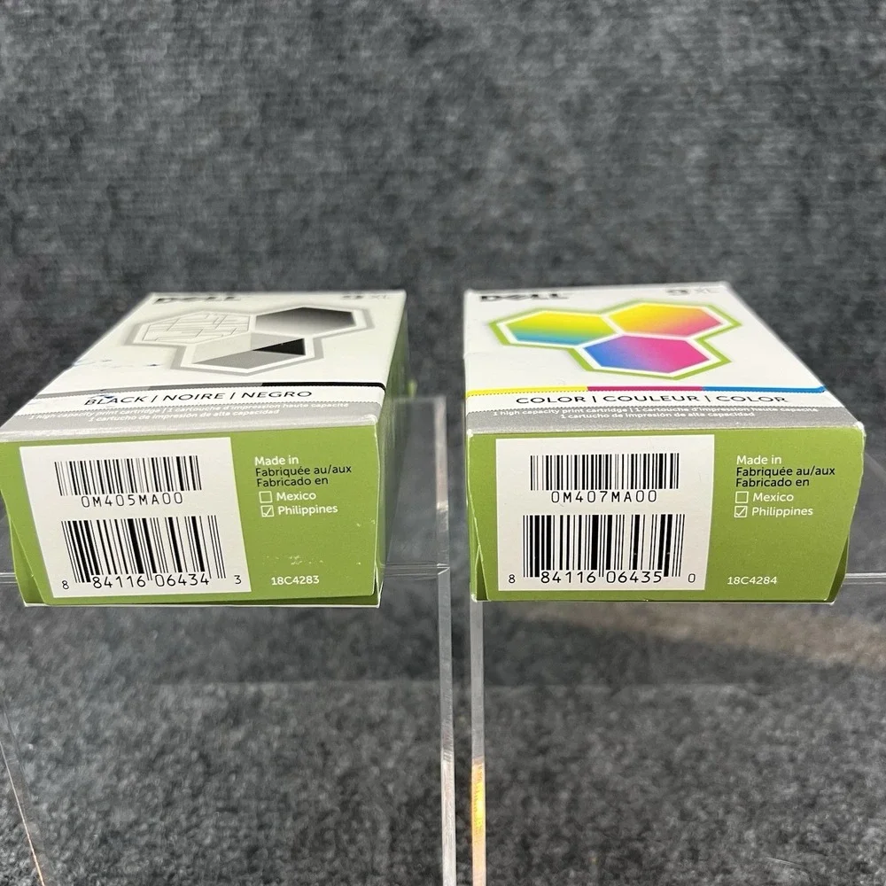 Dell Ink 9XL Color & Black Set MK992 & MK993 New